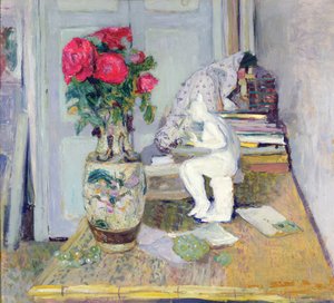 Statuetta di Maillol e rose rosse, c.1903-05